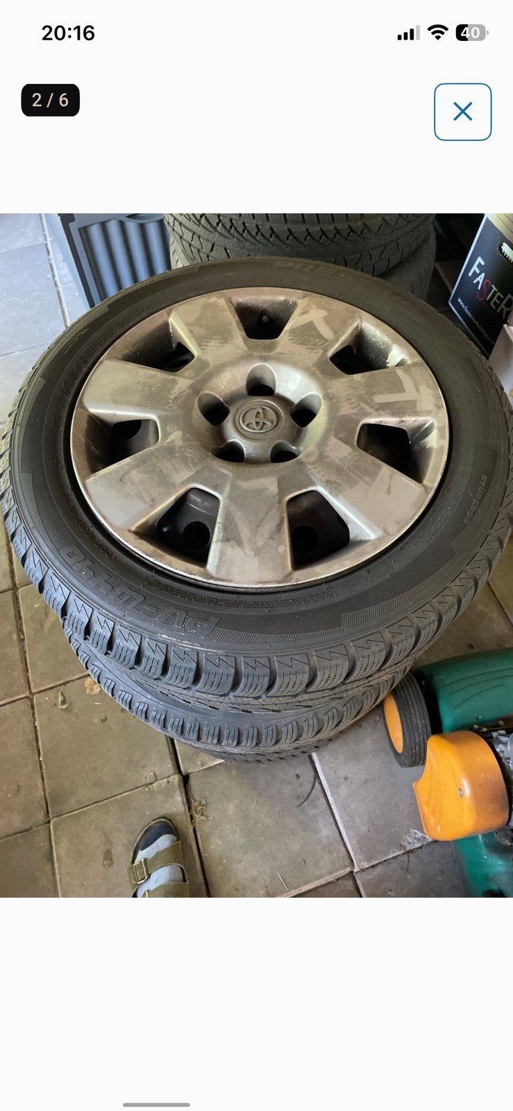 winterbanden met velgen voor Toyota Verso - 205/55R16, Ophalen of Verzenden