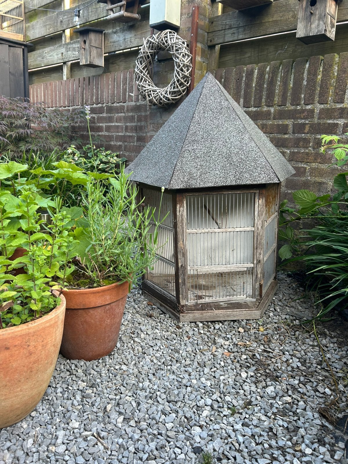 Vogelkooi opknapper! Gratis ophalen., Ophalen, Gebruikt, Metaal, Vogelkooi