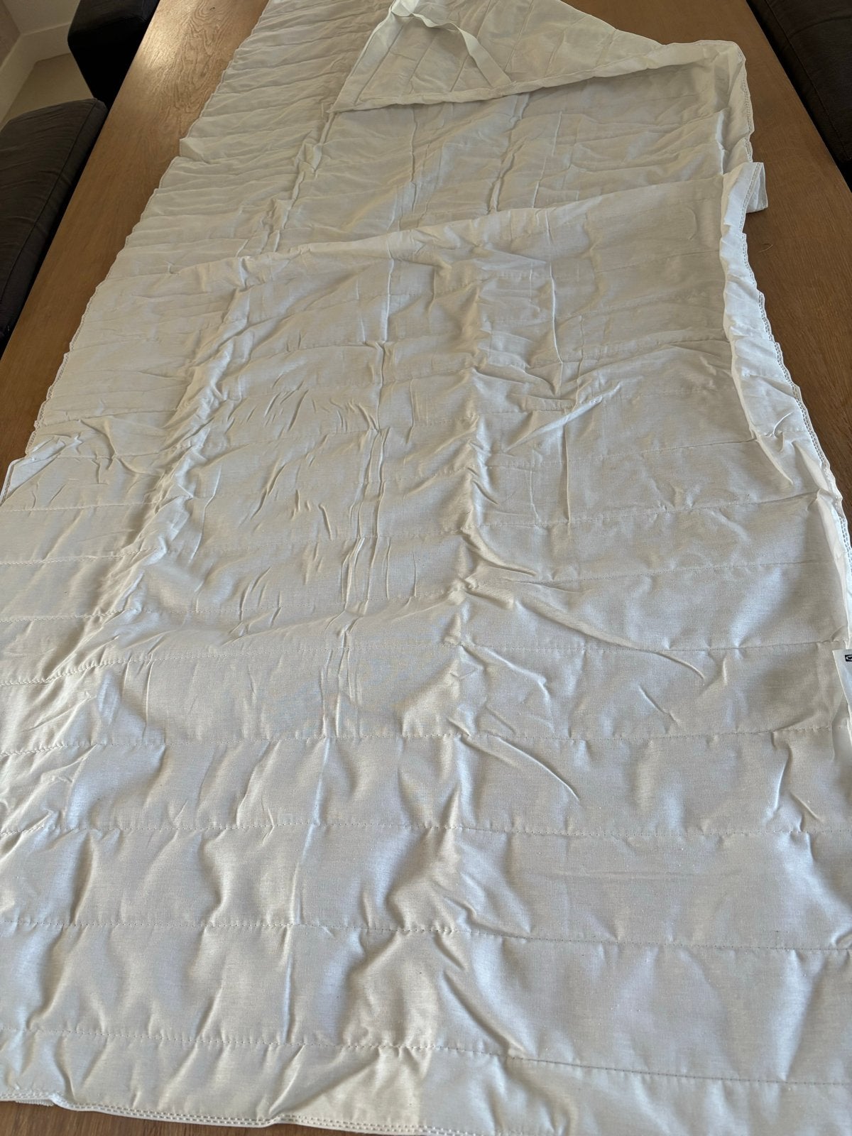 3 x IKEA LUDDROS Matrasbeschermer, Huis en Inrichting, Matrasbeschermer, Wit, Katoen, Zo goed als nieuw