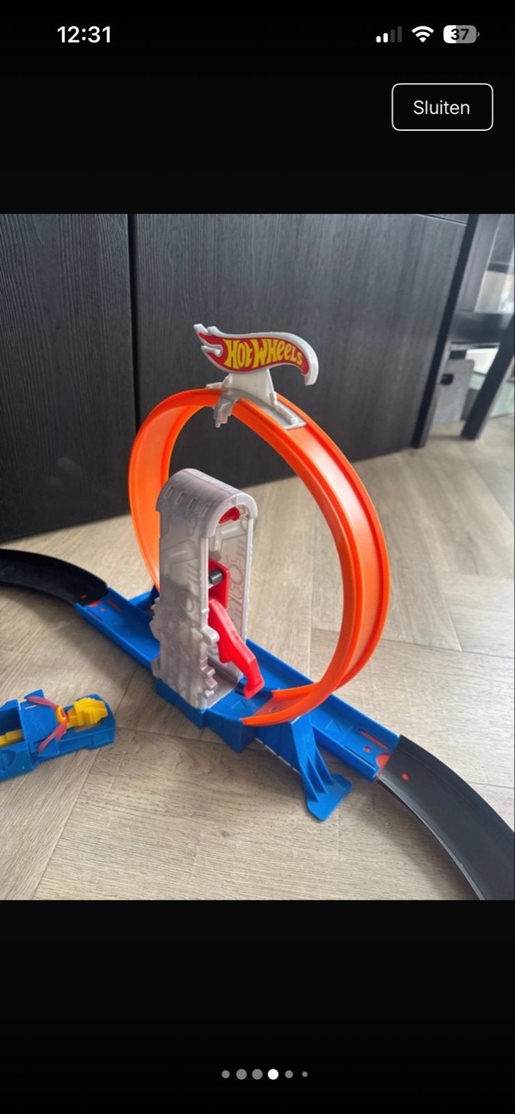 Hot Wheels Baan, Garage & Auto's - Zo goed als nieuw, Kinderen en Baby's, Speelgoed | Speelgoedvoertuigen, Ophalen, Zo goed als nieuw