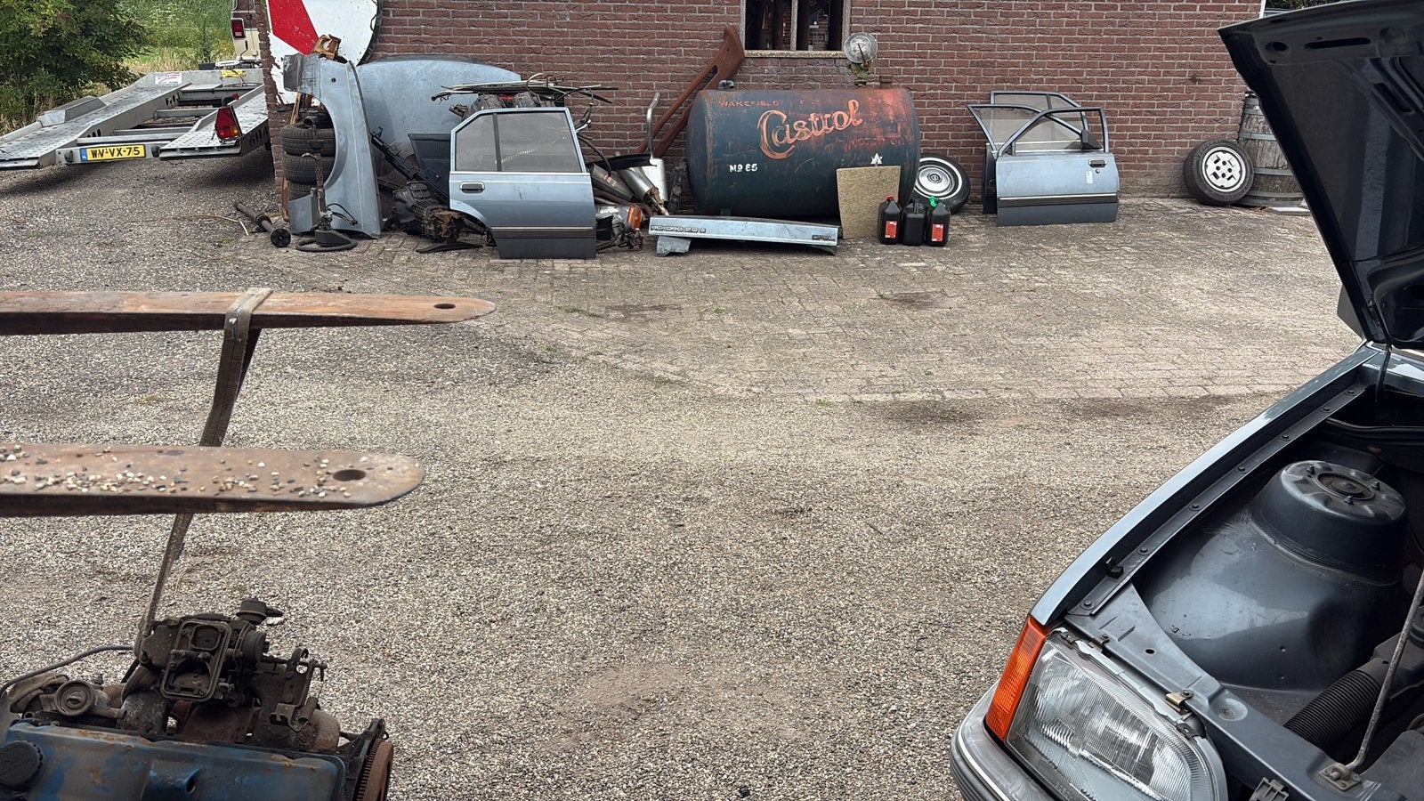 Opel rekord onderdelen, Ophalen, F, G, Opel