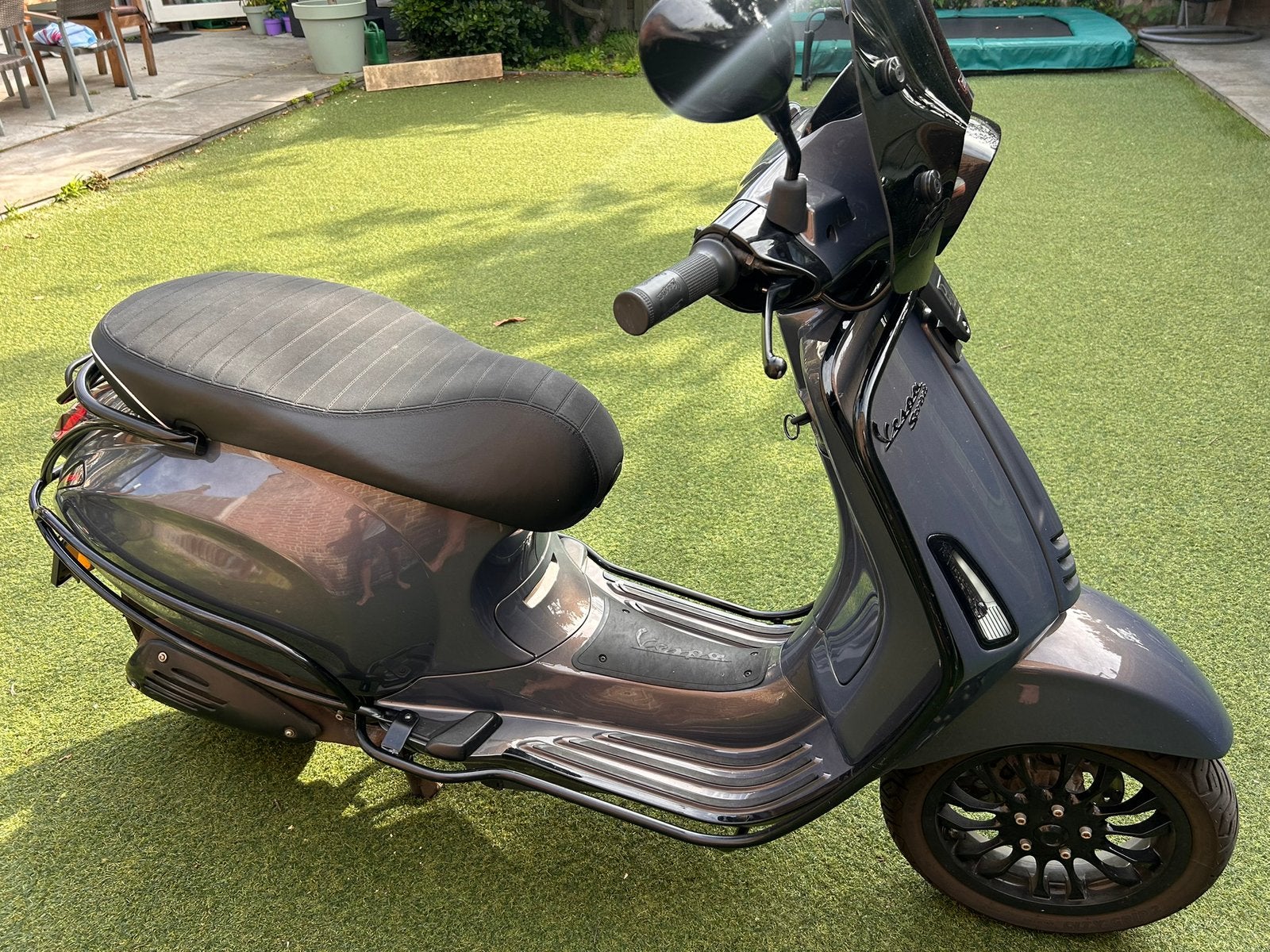 Vespa sprint - BMW champagne grijs, Ophalen, Gebruikt, Maximaal 45 km/u, Vespa S