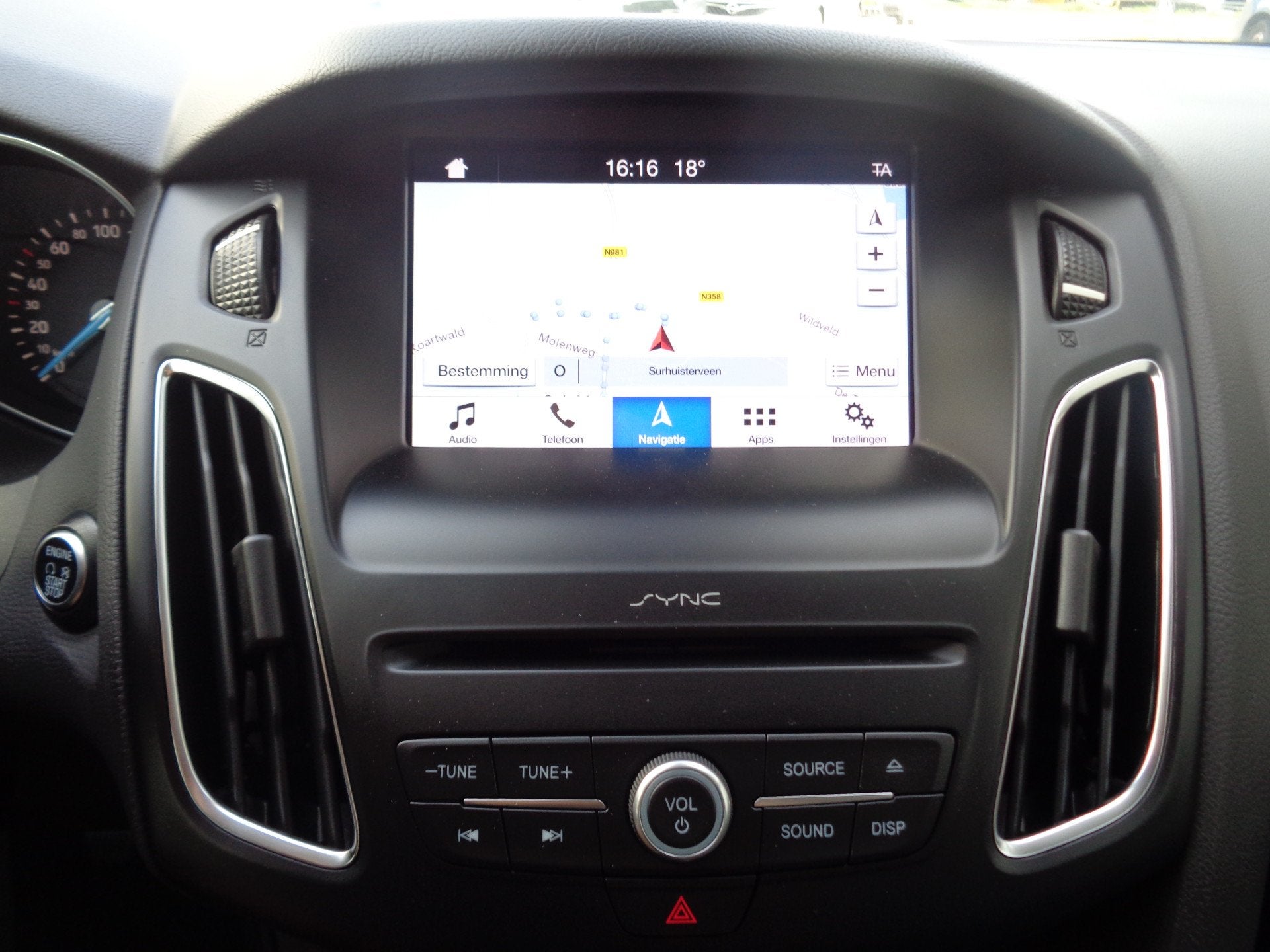 Ford FOCUS Wagon 1.0 Titanium 126PK Clima Cruise LMV 6-BAK T, Gebruikt, Euro 6, Blauw, Handgeschakeld