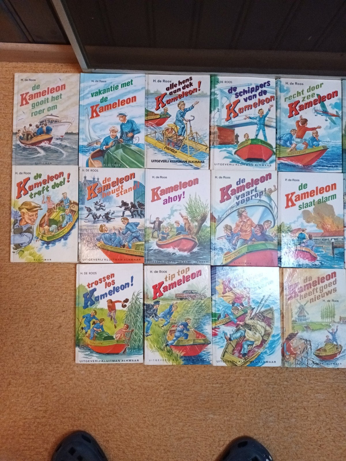 De Kameleon boeken - 35 stuks - Hotze de Roos, Boeken, Ophalen of Verzenden, Gelezen, Hotze de Roos, Fictie