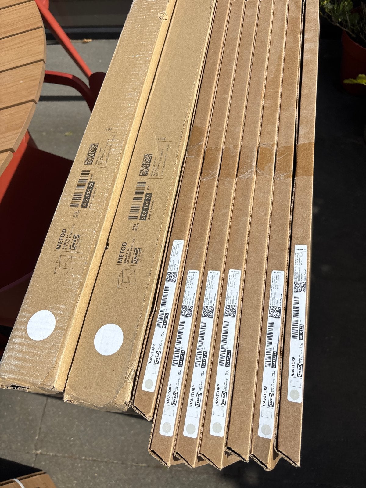 IKEA METOD HAVSTORP ladefronten en laderails (nieuw), Ophalen, Nieuw