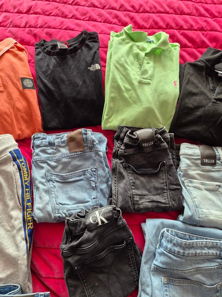 Pakket jongens merkkleding maat 164 25 stuks, Ophalen of Verzenden, Jongen, Broek