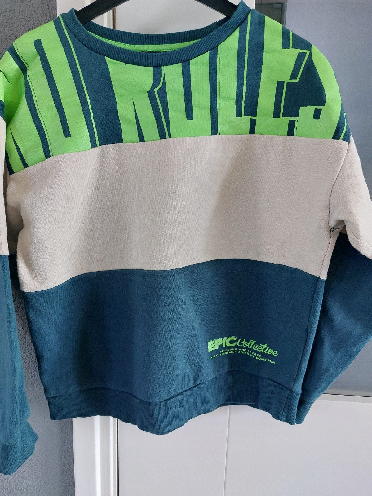 Zgan hele mooie trui / sweater Unlocked 152/158, Trui of Vest, Ophalen of Verzenden, Zo goed als nieuw, Unlocked