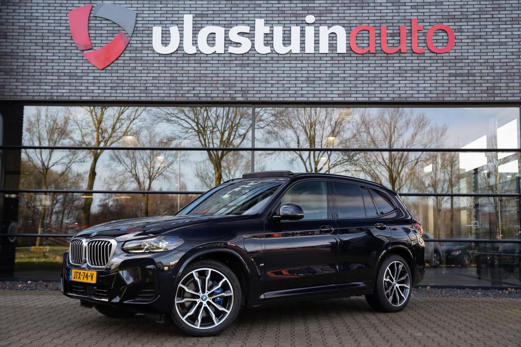 BMW X3 xDrive30e High Executive M-Sport , Panoramadak, Adap., 1998 cc, Gebruikt, 2000 kg, Zwart