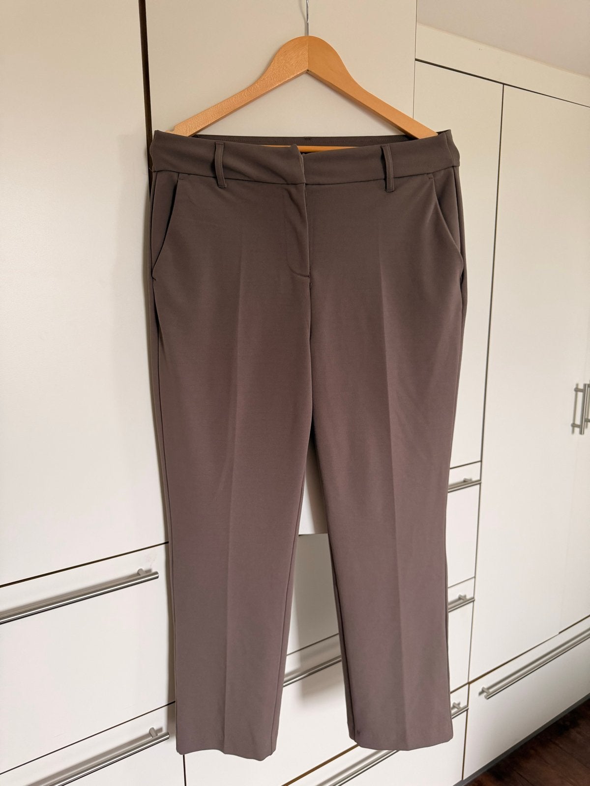 Page One Bruine Pantalon Maat 40, Kleding | Dames, Maat 38/40 (M), Bruin, Ophalen of Verzenden, Zo goed als nieuw