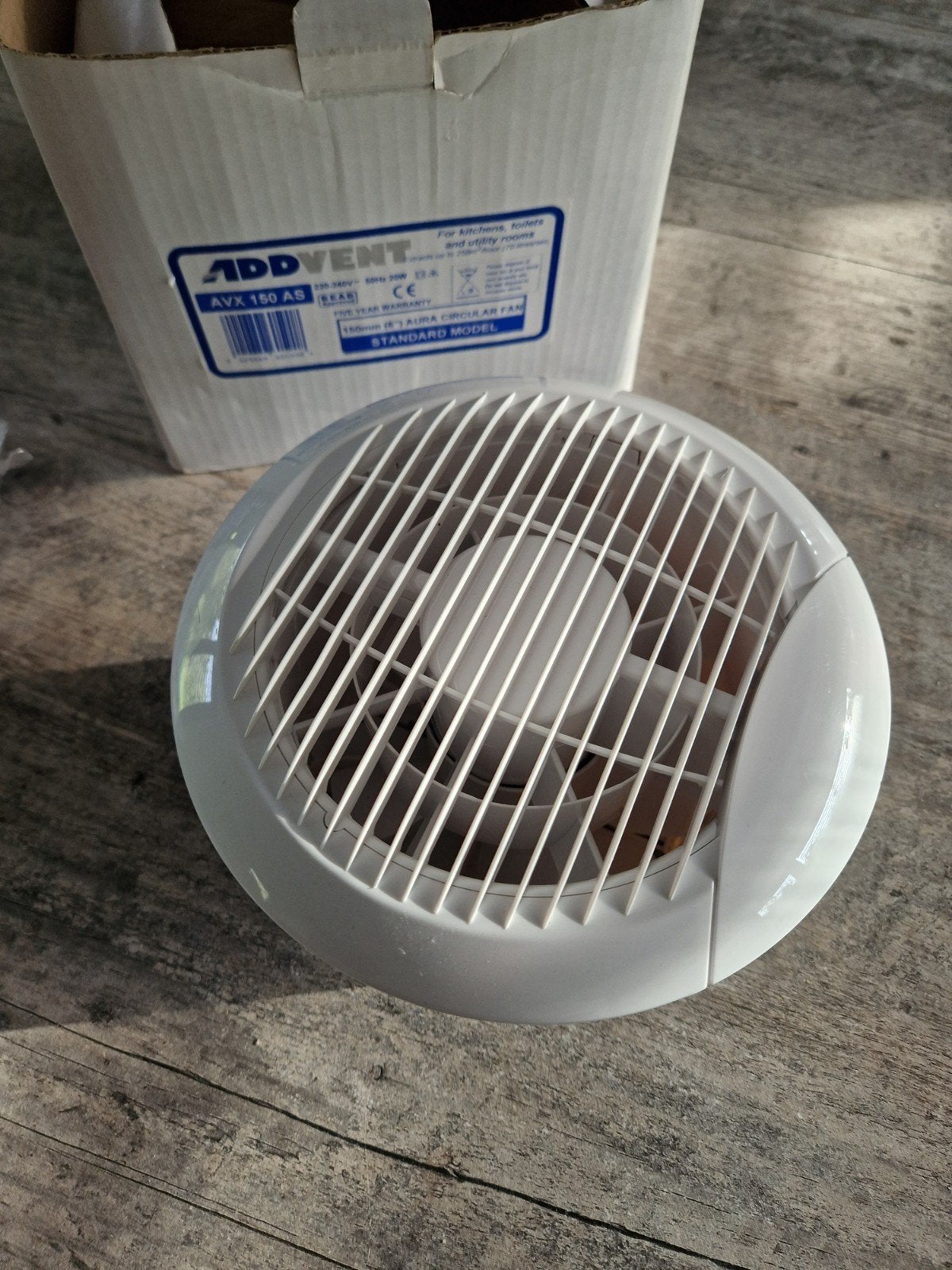 Nieuwe Addvent AVX 150 AS ventilator (150mm) - In doos, Ophalen of Verzenden, Nieuw, Overige