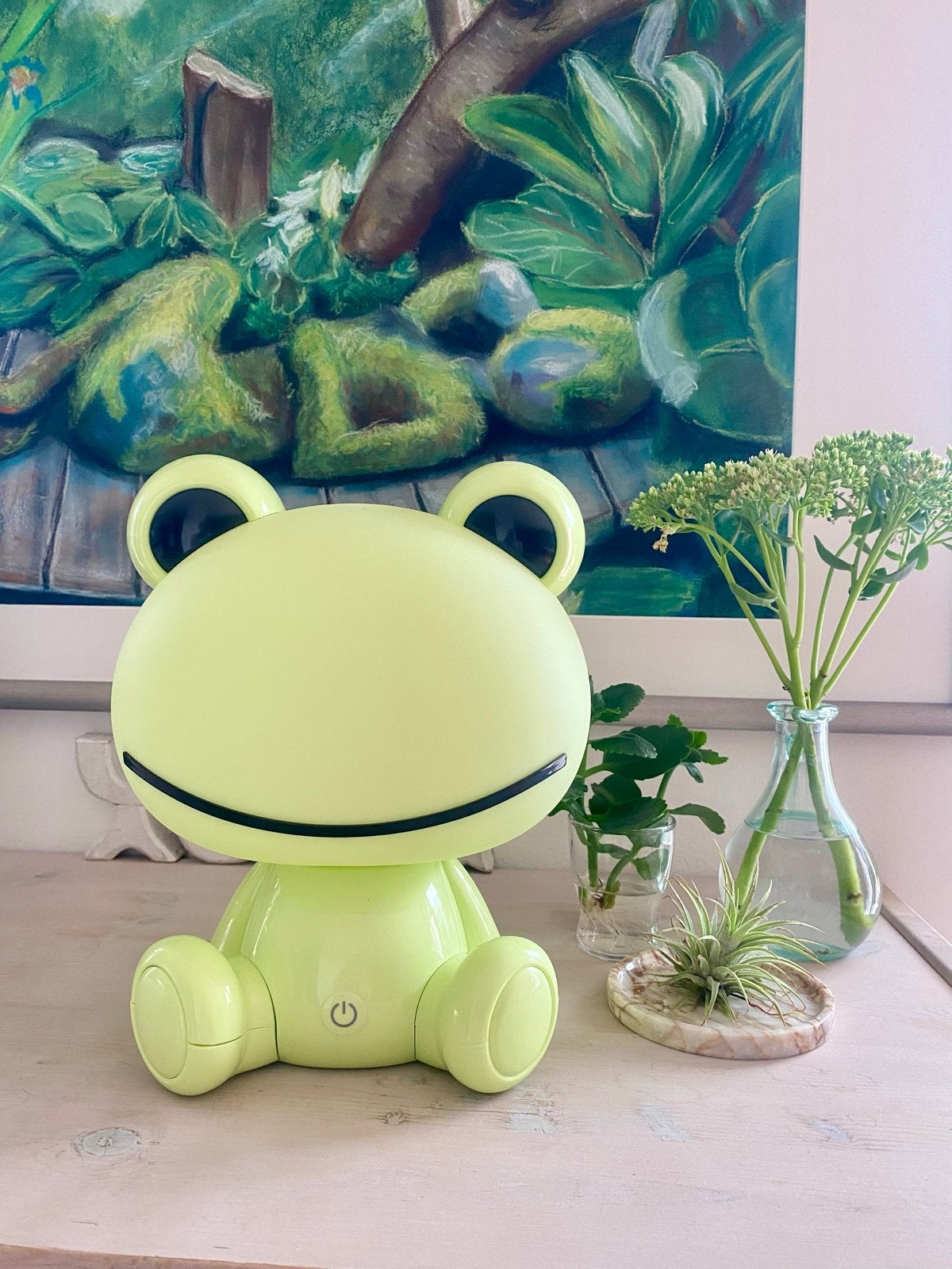 Nachtlampje kikker Dodo Frog met originele doos, Met schakelaar, Kunststof, Lucide, Ophalen of Verzenden
