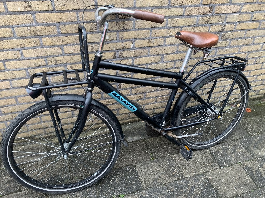Jongensfiets 26 inch, Terugtraprem, Gebruikt, Versnellingen, Batavus