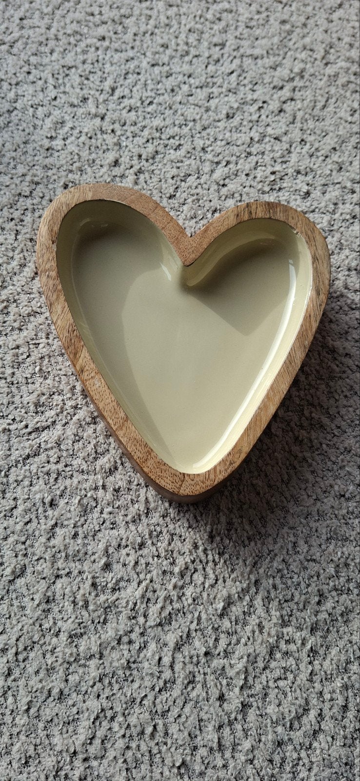 zusss houten hart bakje nieuw, Ophalen of Verzenden, Nieuw, Hout