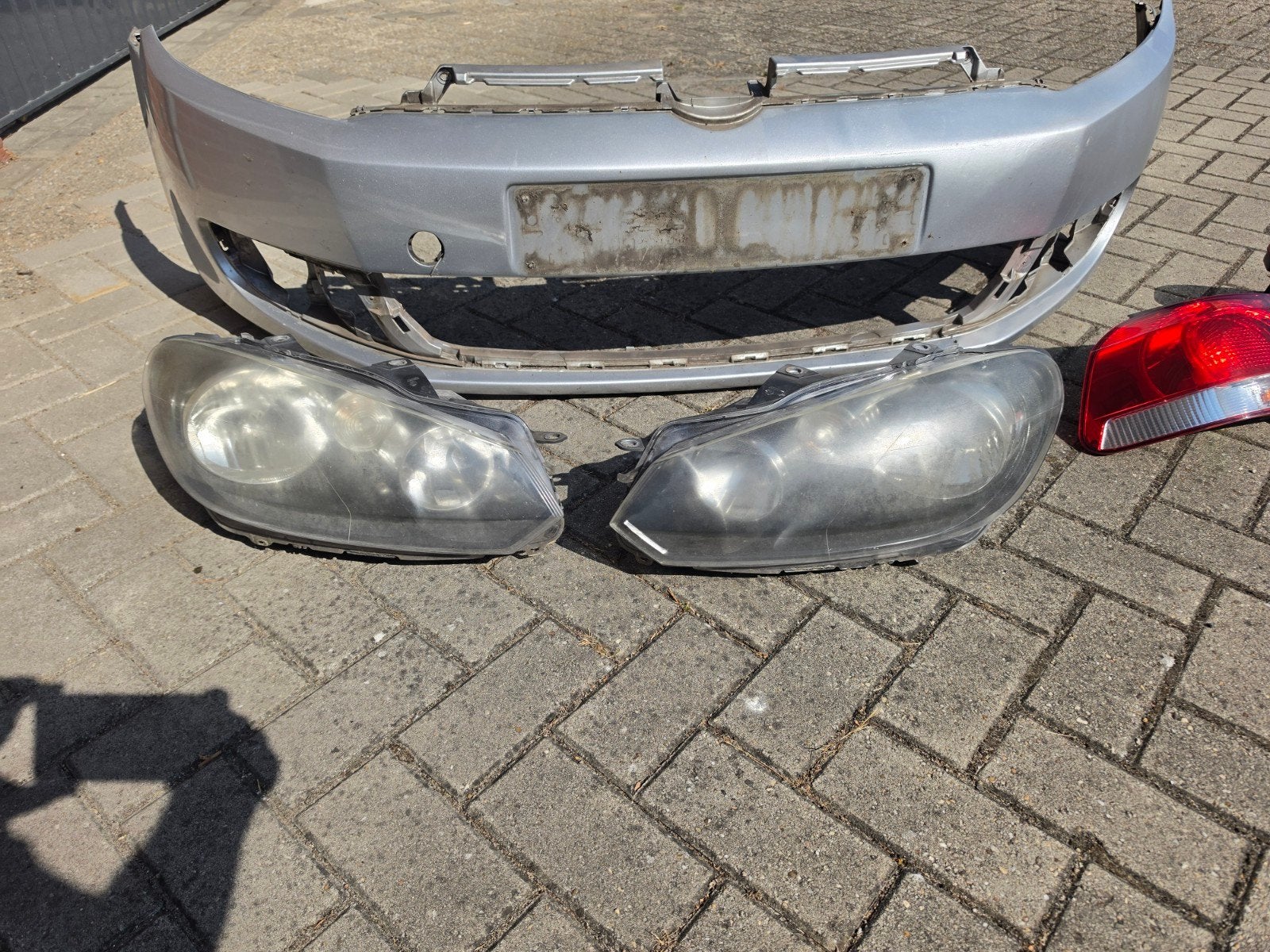 VW Golf 6 Voorbumper, Koplampen en Achterlichten, Auto-onderdelen, Ophalen, Gebruikt, Volkswagen