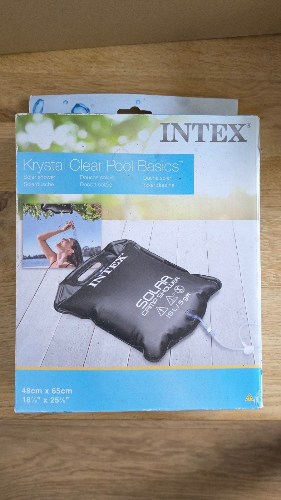 Intex Solar Douche - Draagbare Buitendouche 19L, Minder dan 80 cm, Overige typen, Nieuw, Ophalen of Verzenden