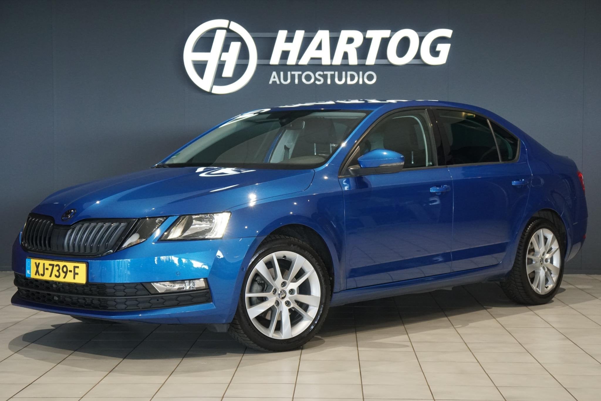 Skoda Octavia 1.5 TSI Greentech Ambition Business Automaat +, Auto's, Skoda, Gebruikt, 150 pk, Blauw, Origineel Nederlands