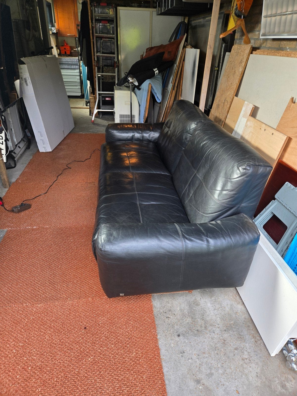 Rolf Benz 50 Designbank - Comfort en Stijl, Ophalen, Gebruikt, Minder dan 75 cm, Leer