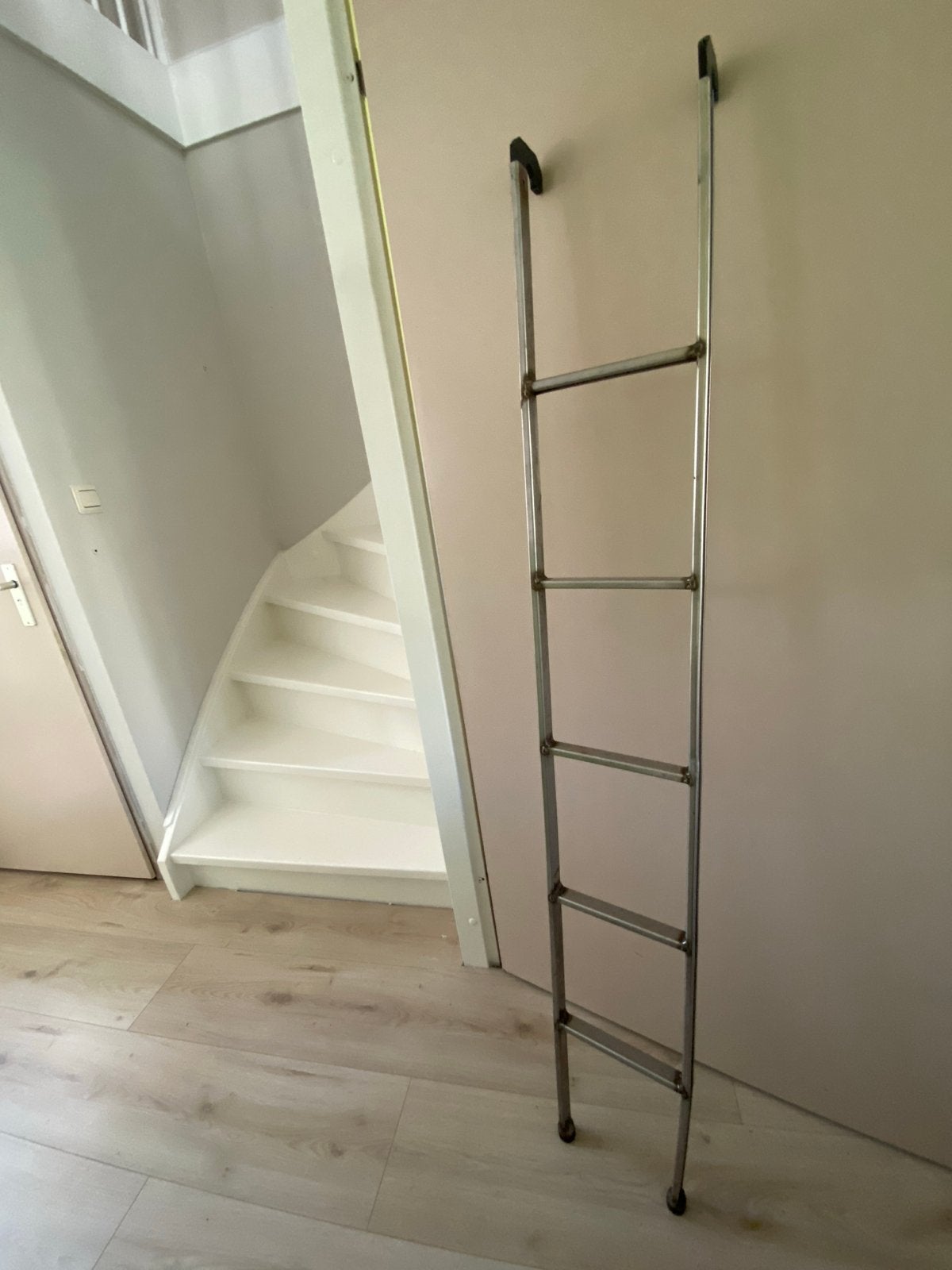 RVS Trap voor camper of hoogslaper - 157 cm hoog, Ophalen, Gebruikt, Trap, Minder dan 2 meter