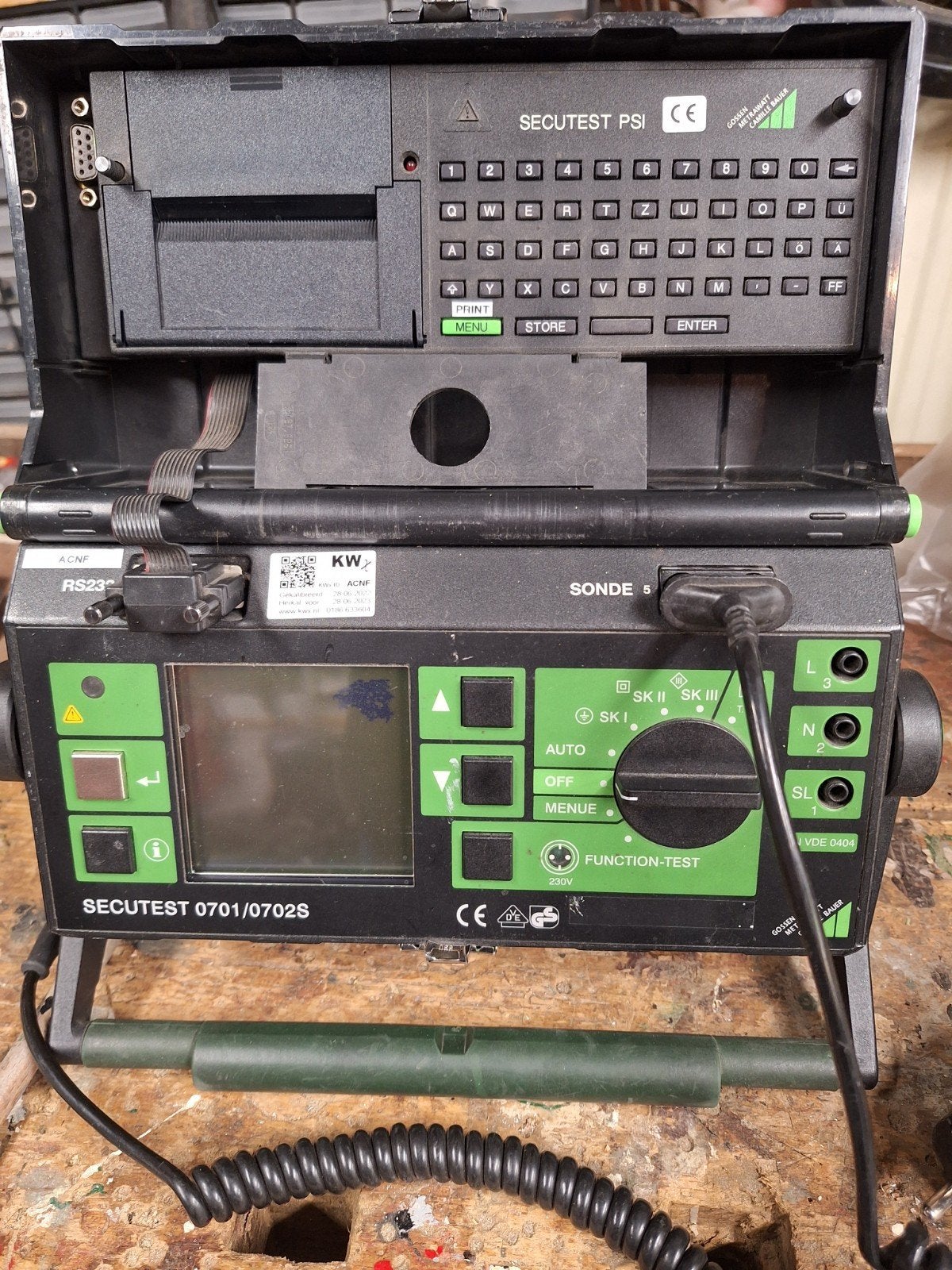 Gossen Metrawatt Secutest 0701/0702S Prüfgerät, Ophalen of Verzenden, Gebruikt