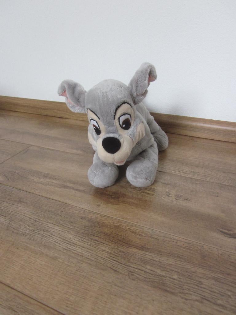 Disney Simba Toys lichtgrijs superzacht pluche hond Rakker, Ophalen of Verzenden, Nieuw, Hond