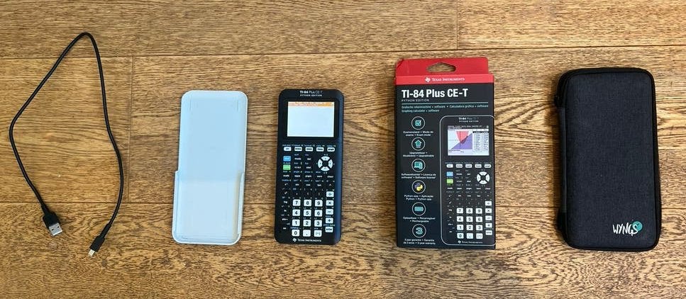 TI-84 Plus CE-T Python edition, Ophalen of Verzenden, Grafische rekenmachine, Zo goed als nieuw