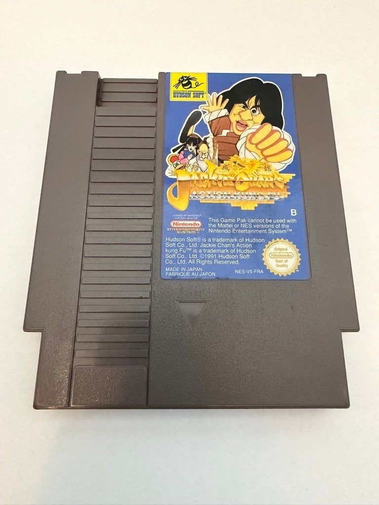 Jackie Chan's Action Kung Fu NES - losse cartridge, Spelcomputers en Games, Games | Nintendo NES, Avontuur en Actie, Gebruikt