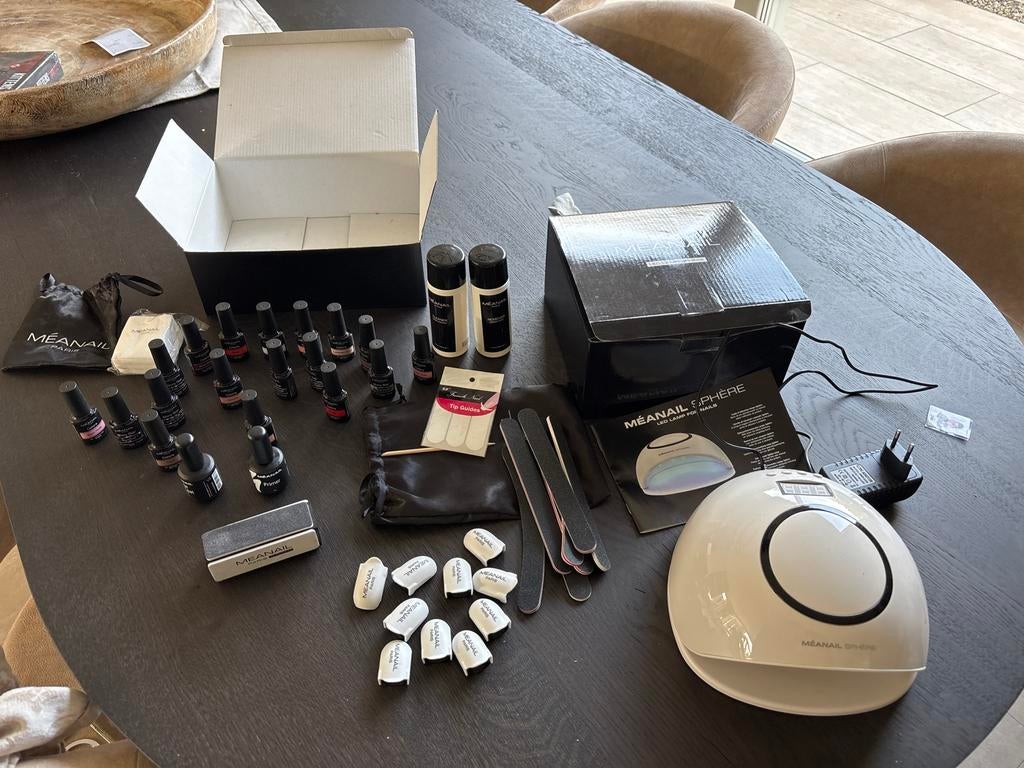 Meanail gelnagelak en ledlamp, Sieraden, Tassen en Uiterlijk, Uiterlijk | Cosmetica en Make-up, Zo goed als nieuw, Toebehoren