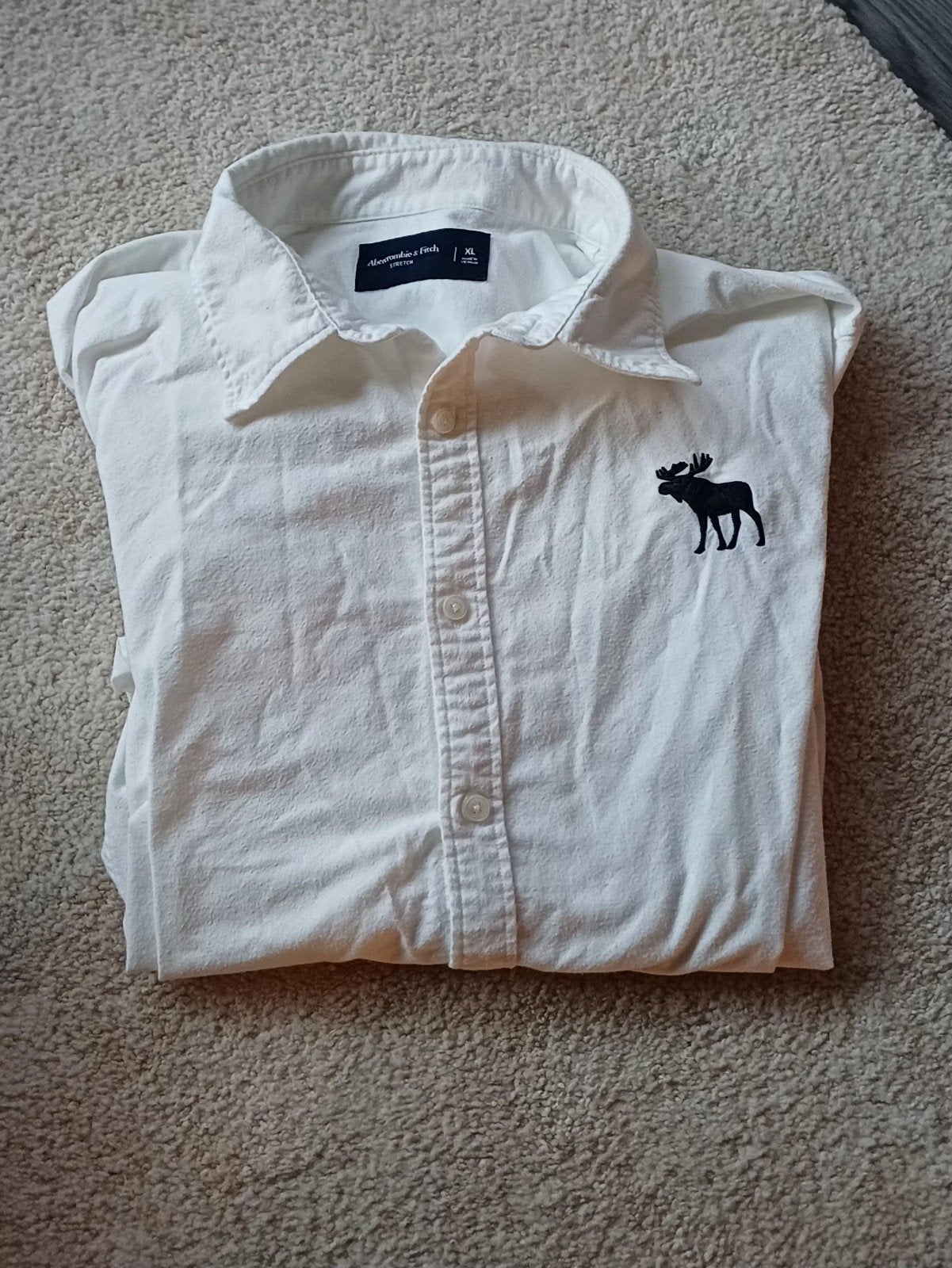 Abercrombie & Fitch, Wit, Maat 56/58 (XL), Ophalen of Verzenden, Zo goed als nieuw
