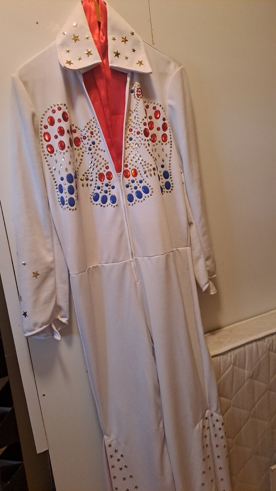 Elvis pak zgs als nieuw.  L, Ophalen, Zo goed als nieuw, Maat 42/44 (L), Carnaval