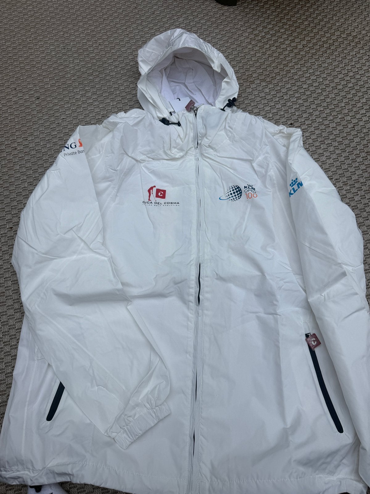 KLM Open - Golf Regenjas - Maat L  - 100 jarig bestaan, Ophalen of Verzenden, Zo goed als nieuw, Kleding
