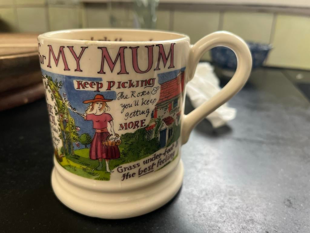 Emma Bridgewater Mok 'A Year in the Country' Moederdag, Ophalen of Verzenden, Zo goed als nieuw