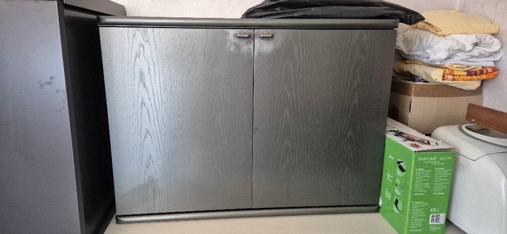 Kastje met 2 deuren - Onderdeel wandmeubel, Antiek en Kunst, Ophalen