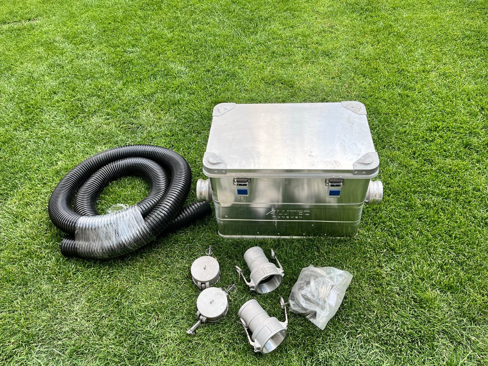 Alutec Box met Dieselkachel en Accu voor kamperen/Boot, Ophalen, Zo goed als nieuw