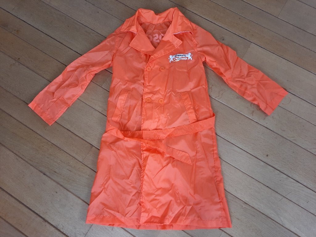 Oranje voetbal - Bondscoat regenjas maat 128/140 - Nieuw -, Ophalen of Verzenden, Nieuw, Kostuum, Oranje of Koningsdag