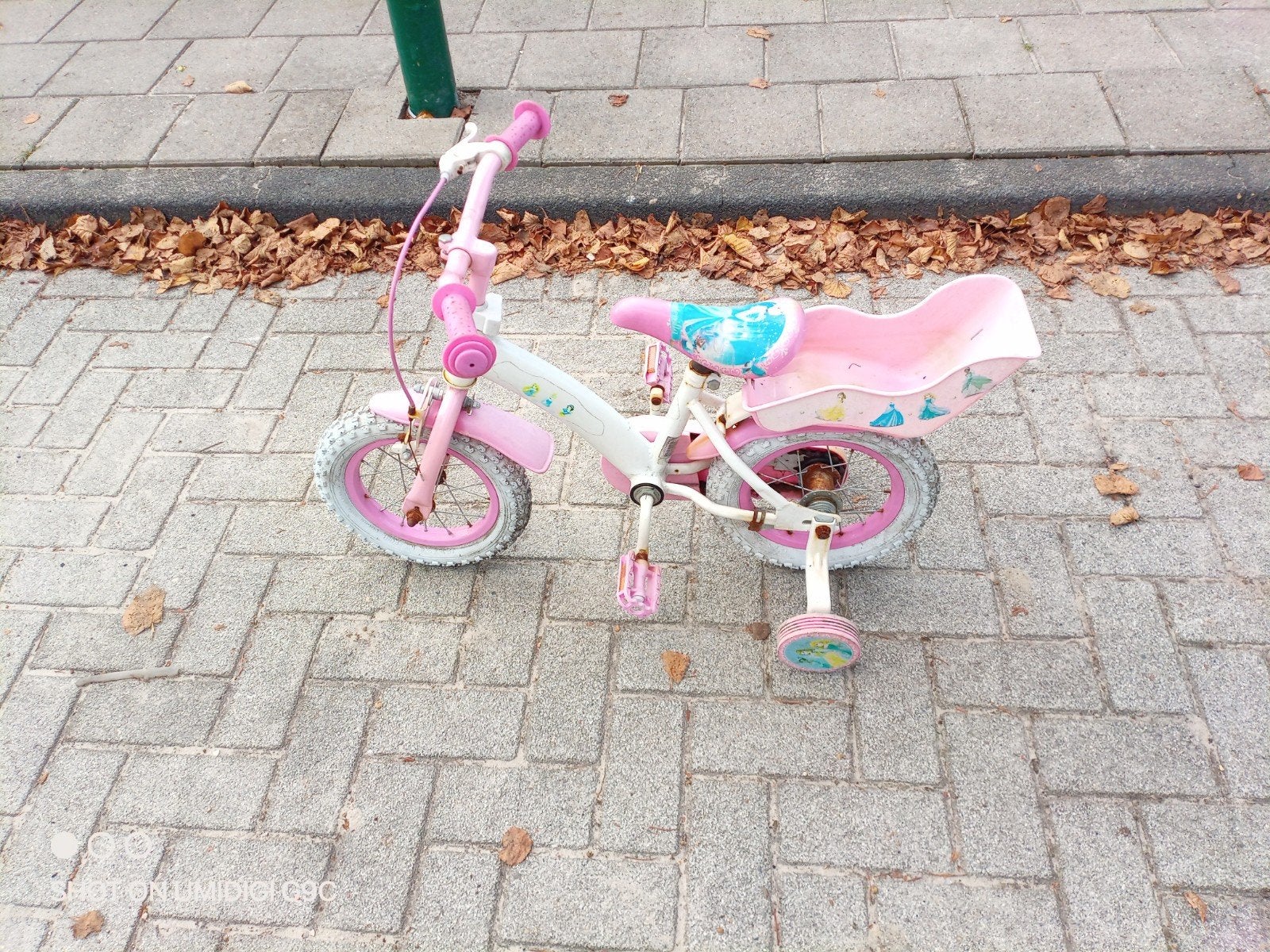 kinder fiets, Ophalen, Terugtraprem, Zijwieltjes, Gebruikt