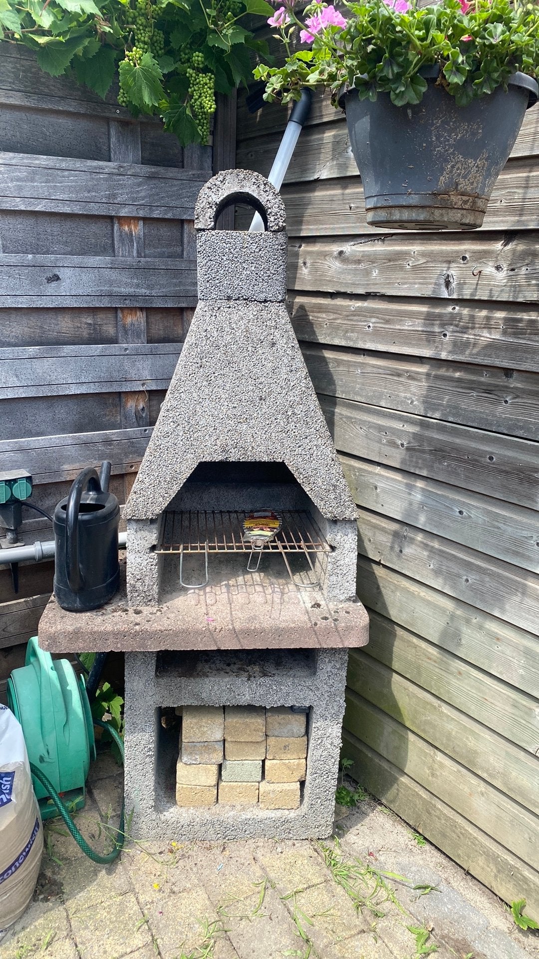 Bbq buiten openhaard, Tuin en Terras, Ophalen, Gebruikt