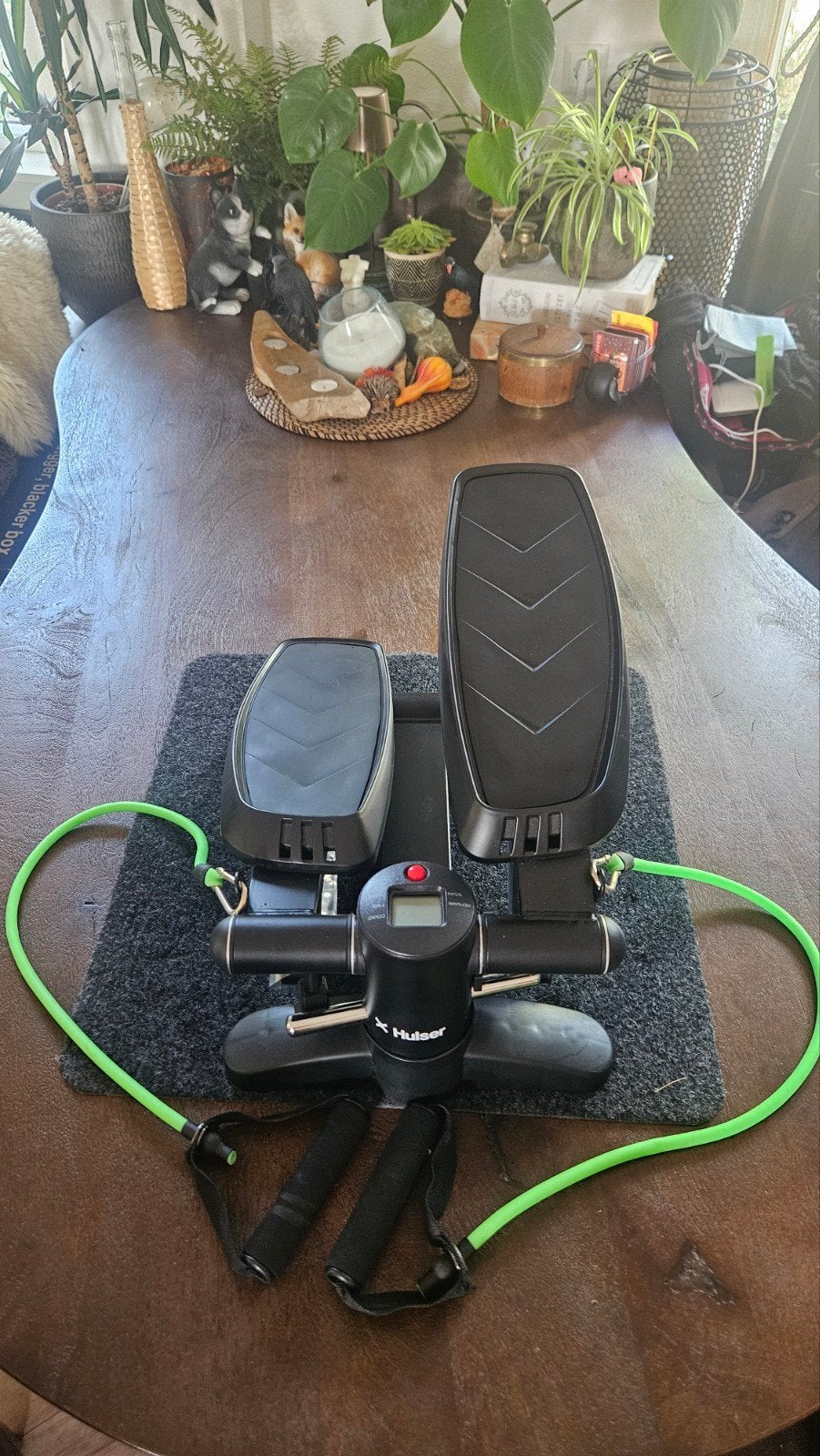 Hulser Stepper met Weerstandsbanden en Display, Sport en Fitness, Fitnessmaterialen, Ophalen, Zo goed als nieuw, Benen, Overige typen