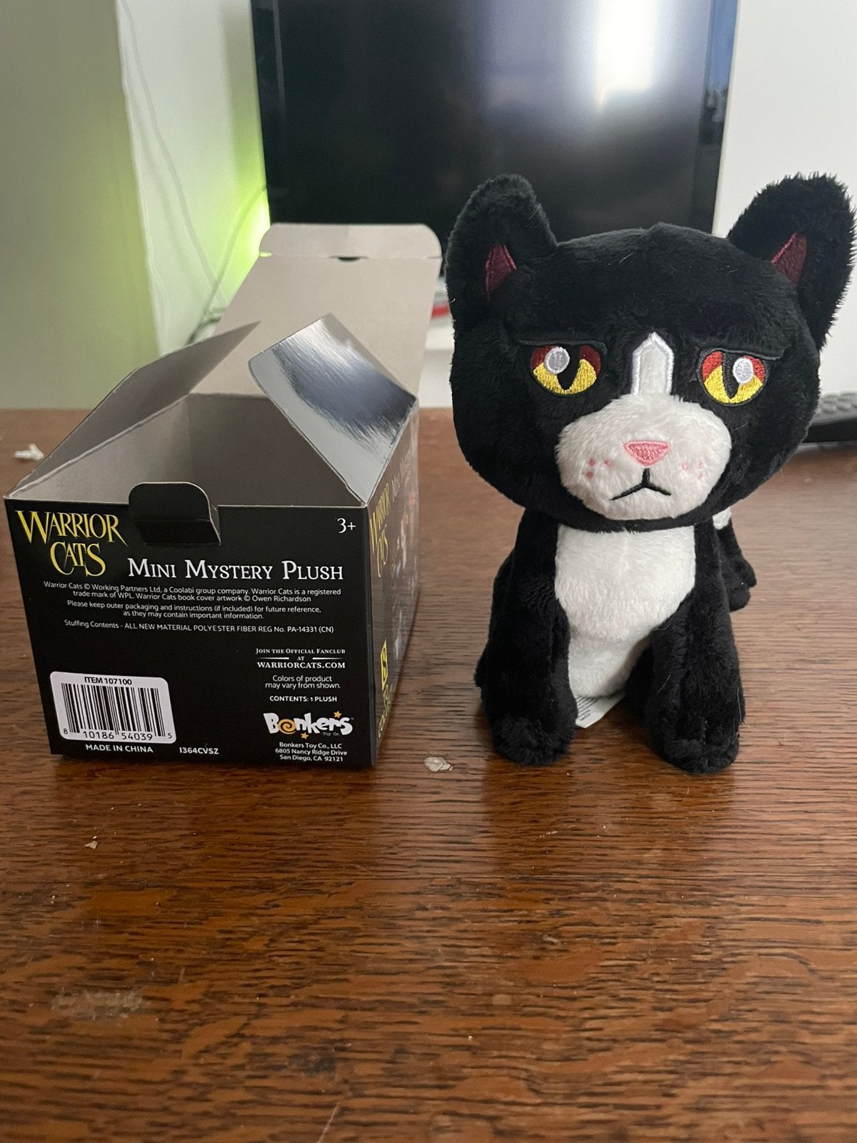 Tallstar warrior cats plush, Overige merken, Overige karakters, Nieuw, Ophalen of Verzenden