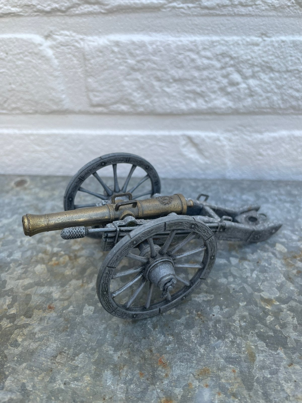 Denix miniatuurreplica 19e-eeuws Napoleontisch kanon, Verzamelen, Ophalen of Verzenden, Landmacht, Nederland