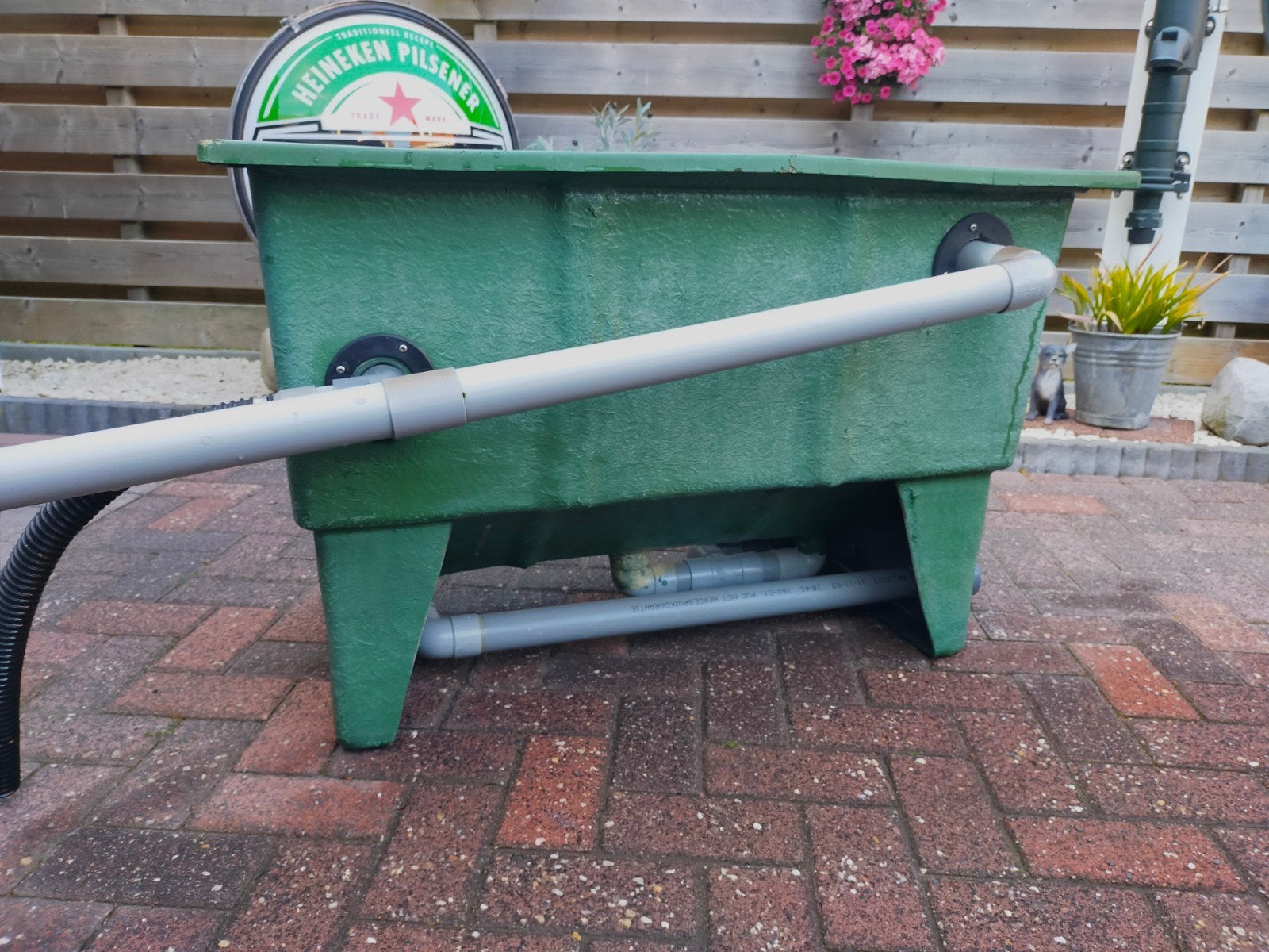 Vijverfilter met borstels en matten, Tuin en Terras, Ophalen, Gebruikt