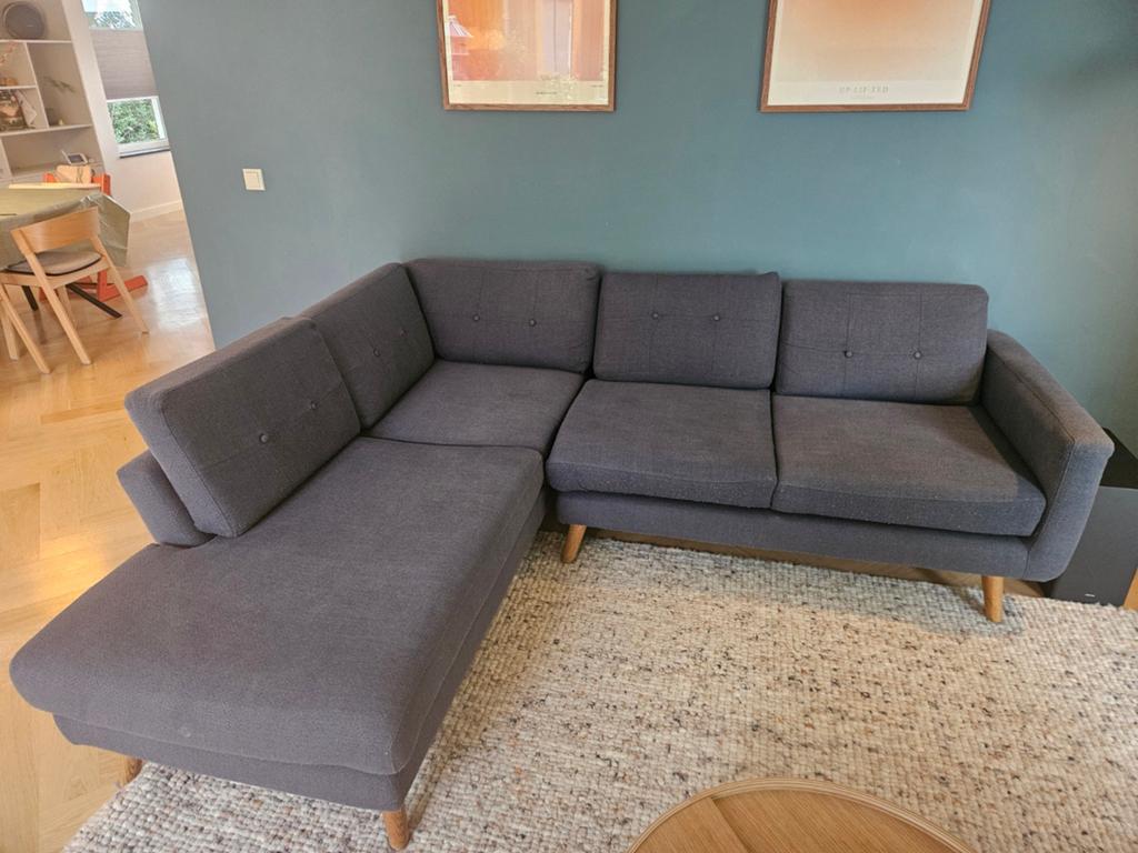 Chaise longue bank van Sofacompany, Ophalen, Gebruikt, Driepersoons, Stof