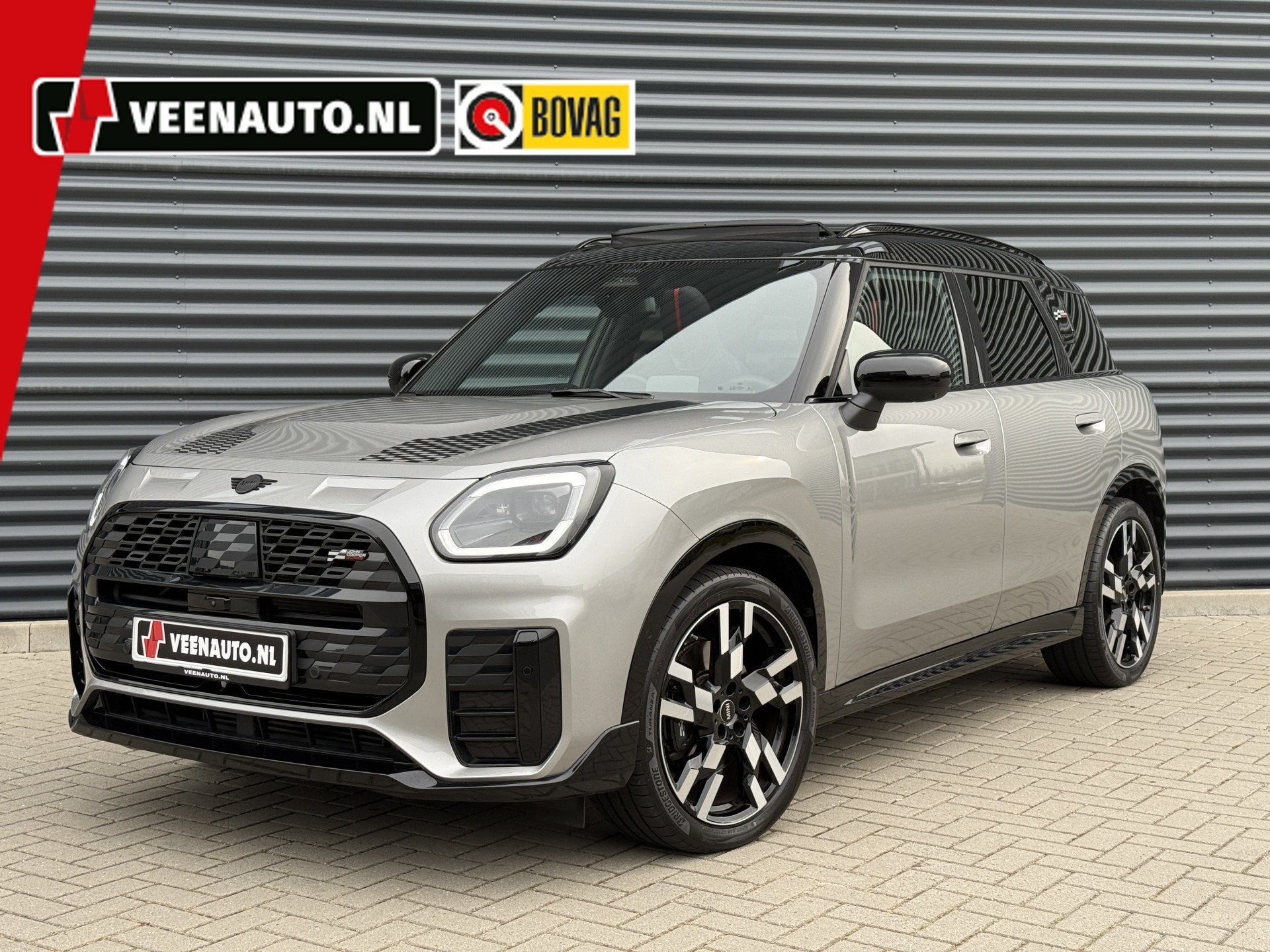 MINI Countryman 1.5 C John Cooper Works L H&K/Pano/360Cam, Auto's, Gebruikt, Zwart, Leder, Bedrijf