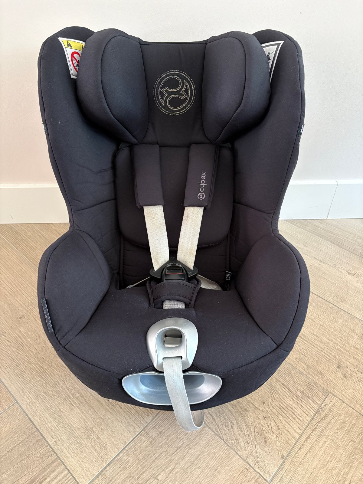 Cybex Platinum Sirona I-size autostoel, zwart, Overige merken, Autogordel of Isofix, Verstelbare rugleuning, Zo goed als nieuw