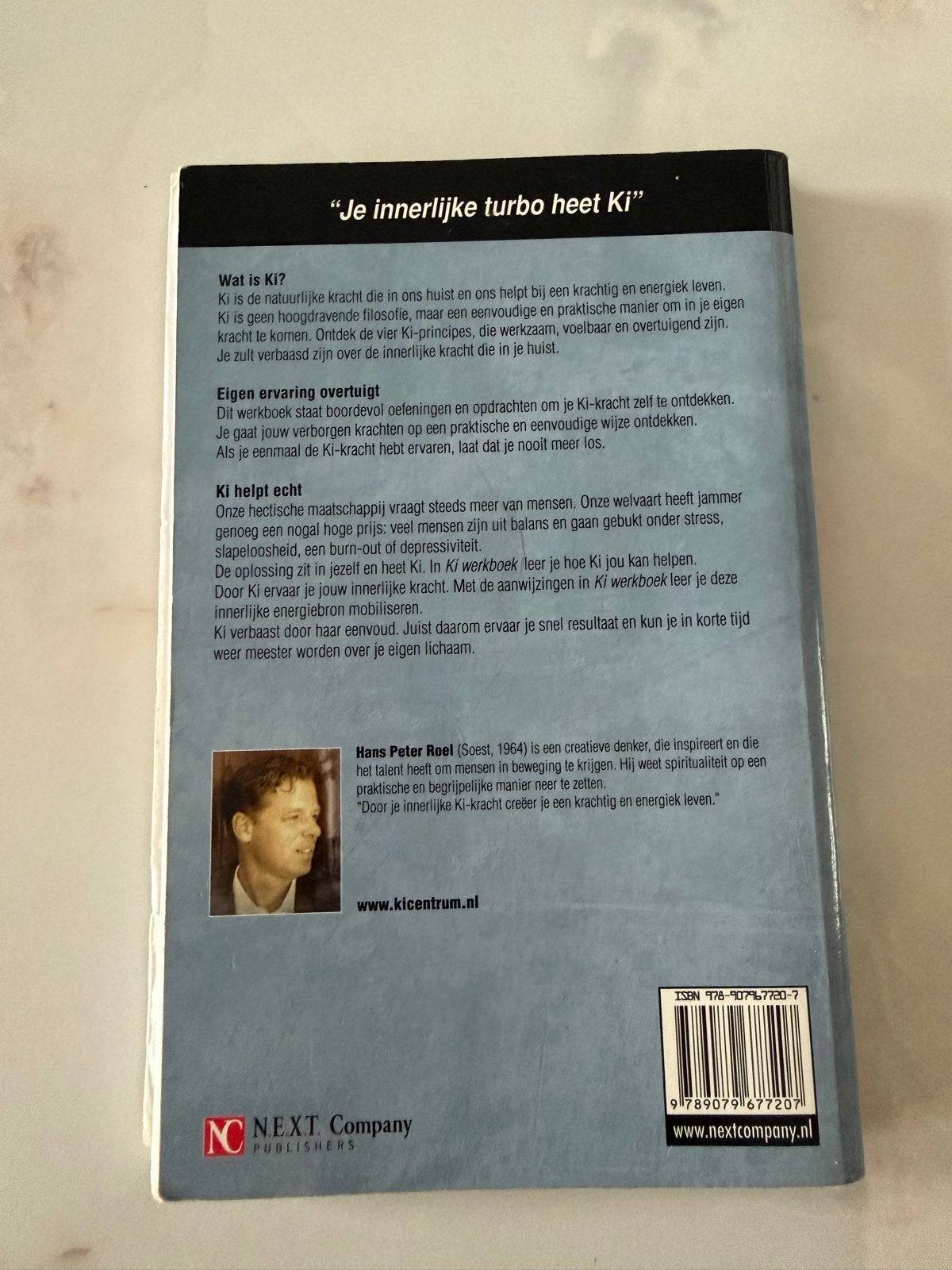Ki Werkboek - Kracht van binnenuit - Hans Peter Roel, Boeken, Ophalen of Verzenden, Gelezen, Spiritualiteit algemeen, Instructieboek