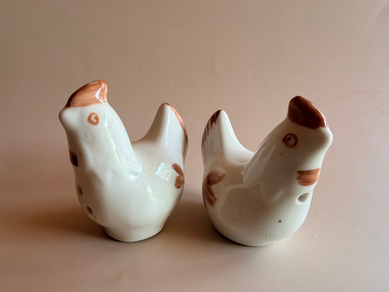 Gezellig Vintage Keramiek Peper- en Zoutstel (Jaren '70/'80), Verzamelen, Retro, Ophalen of Verzenden, Huis en Inrichting