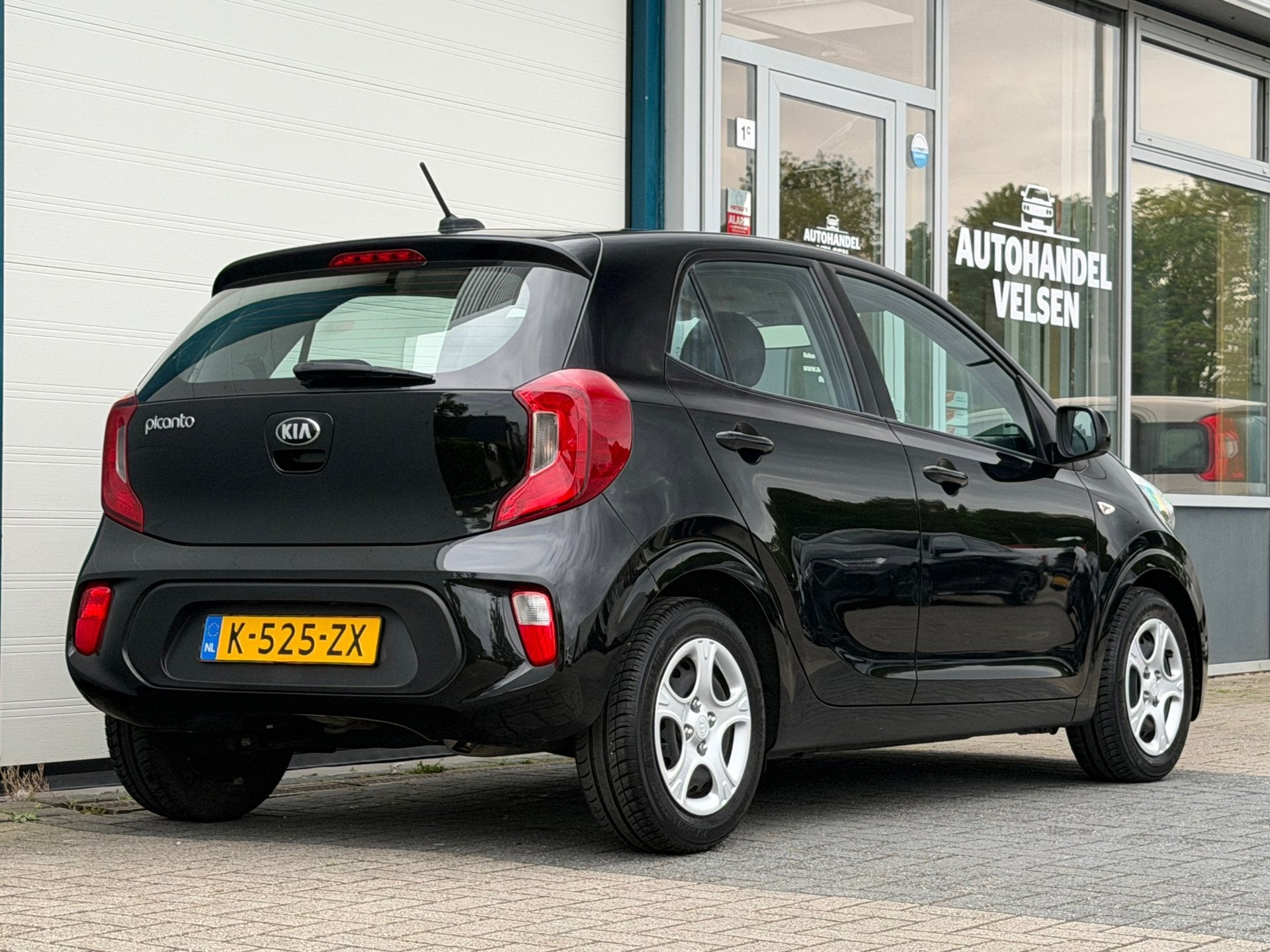 Kia Picanto 1.0 DPi ComfortLine Airco, Auto's, Voorwielaandrijving, Gebruikt, 4 stoelen, Zwart