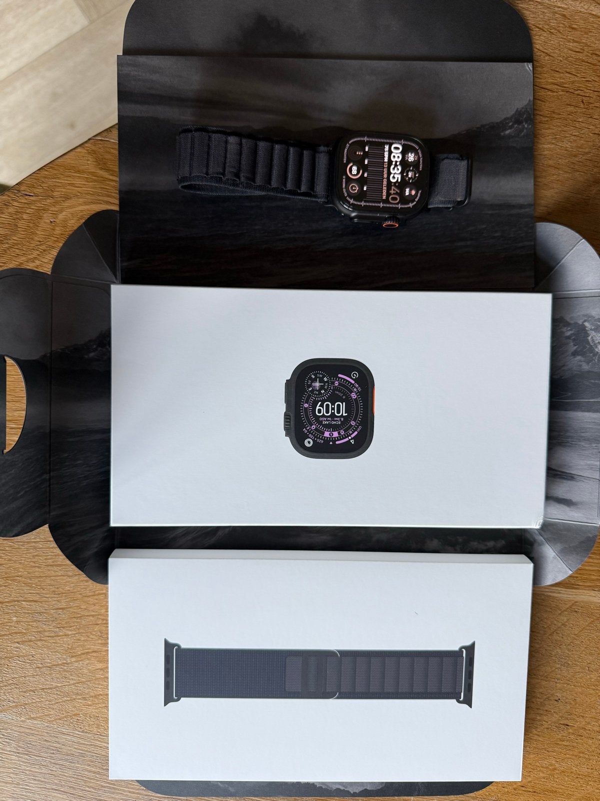 Apple Watch Ultra 3, Zwart, IOS, Ophalen of Verzenden, Zo goed als nieuw