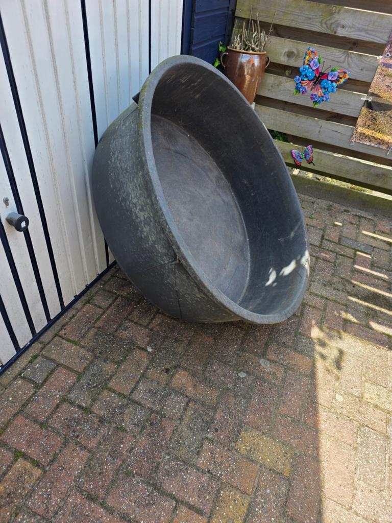 Leuke bak, Ophalen, Gebruikt, Vijverfilter