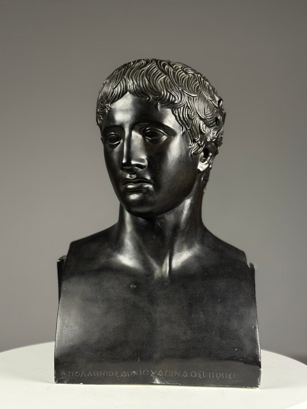 Grieks beeld buste van Doryphoros eind 20e eeuw, Antiek en Kunst, Ophalen