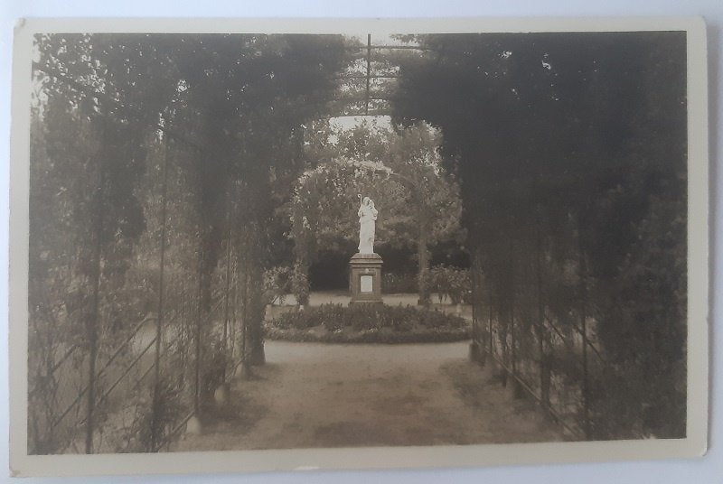 Uden - retraitehuis Klooster van den H. Geest - tuin (1934), Verzenden, 1920 tot 1940, Gelopen, Noord-Brabant